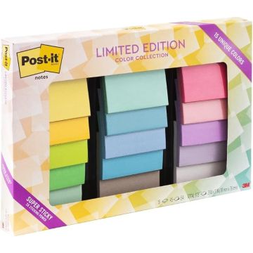 Notas Adhesivas 15 Pads 45 Hojas Surtido Colores