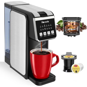 Cafetera de Goteo con Molinillo, 6-16oz, Tanque 1.4L, Filtro Permanente