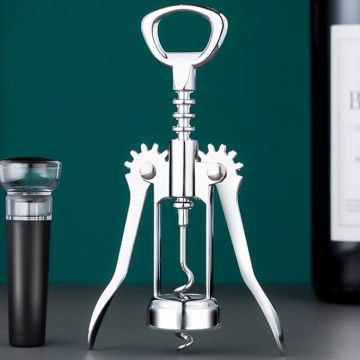 Sacacorchos de Alas y Destapador de Botellas de Acero Inoxidable