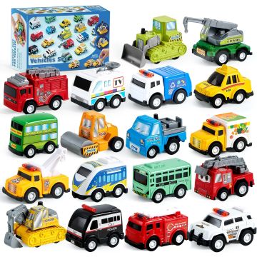 JOYIN 18 autos a fricción set de vehículos ciudad