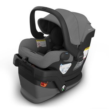 Silla de Auto para Bebé UPPAbaby Mesa V3 - Fácil Instalación + Tecnología SmartSecure - Base + Inserto Incluido - Greyson
