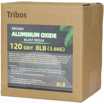 Medio de chorro de óxido de aluminio – Arena para arenadora – 80/100/120/220 Grano para metal, vidrio y cerámica