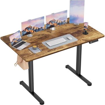 Escritorio Ajustable Electrico Standing Desk 114x60 cm Rusti