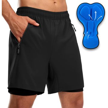 Bikewa Bermuda Ciclismo Hombre Negro Talle L