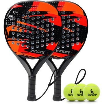 Raqueta de Pádel IANONI Fibra de Carbono con Núcleo EVA Memory Flex Foam