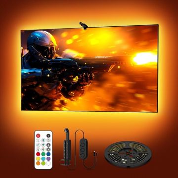 Tira LED TV Sincronizada a Pantalla 24-100 Pulgadas con Sens