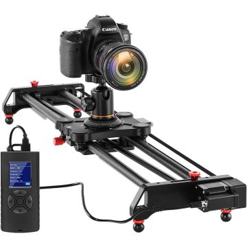 GVM Motorized Camera Slider en Fibra de Carbono 80 cm
