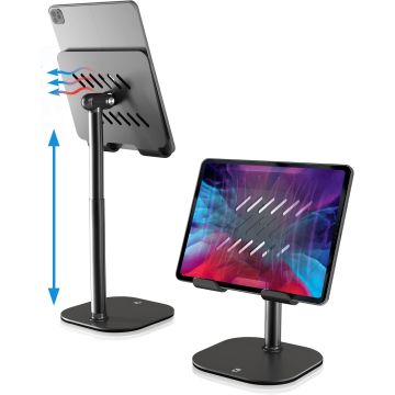 Soporte Ajustable para Tablet COOPER TabHolder 7-10" Negro