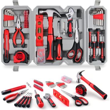Kit de herramientas WINNER 160 piezas para el hogar con estuche