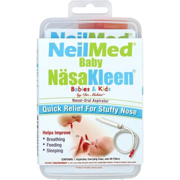 Aspirador Nasal-Oral NeilMed Baby NasaKleen con 49 Filtros