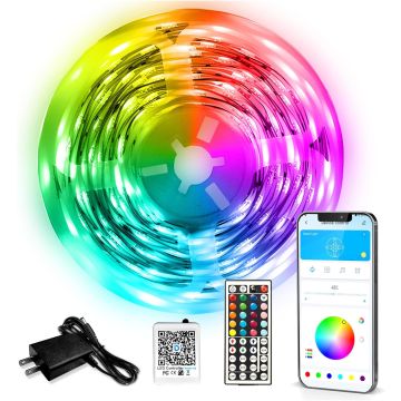 Tira LED DAYBETTER 110ft RGB con App y Control Remoto