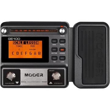 Pedal De Efectos MOOER GE100 Multiefectos con Loop y 66 Efec
