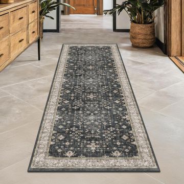 Tapete Boho Lavable 2x6 para Pasillo Cocina