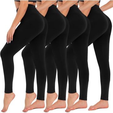 Leggings para mujer 4 pack control abdomen talle alto